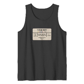Discover paris n3 eras tour commemorative ticket Tank Tops