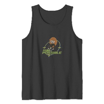 Discover Disney Kim Possible Portrait Logo Tank Tops