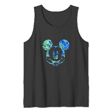 Discover Disney Mickey Mouse Greens Tie Dye Tank Tops