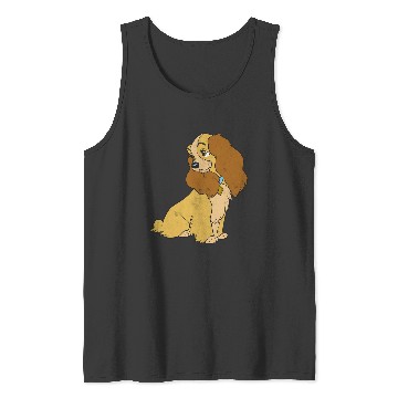 Discover Disney Lady And The Tramp Lady Simple Portrait Swea Tank Tops