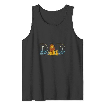 Discover Disney The Lion King Simba and Mufasa Dad Tank Tops