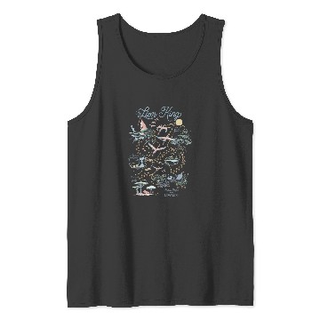 Discover Disneyss The Lion King Pride Lands Map Tank Tops