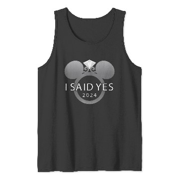 Discover Disney I Said Yes 2024 Engagement Ring Proposal Mickey Tank Tops