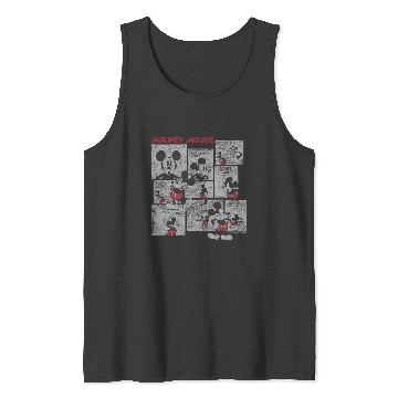 Discover Disney Mickey Mouse Comic Squares Tank Tops