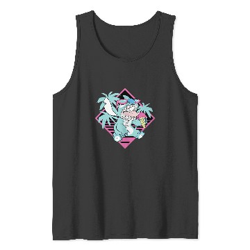 Discover Disney Lilo Stitch Ice Cream Retro 90s Beach Tank Tops