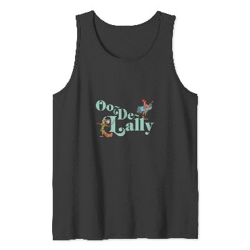 Discover Disney Robin Hood Oo-De-Lally Iconic Quote Chest Text Logo Tank Tops
