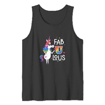 Discover Disneyss Pixars Inside Out Pride Rainbow Unicorns Fabulous Tank Tops