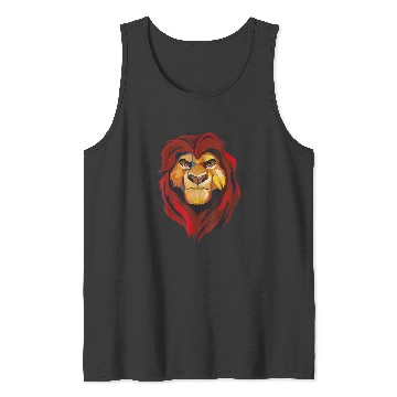 Discover Disneyss Lion King Low Poly Mufasa Portrait Tank Tops