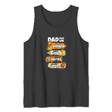 Discover Disney The Lion King Dad You Are Word Stack Funny Tank Tops