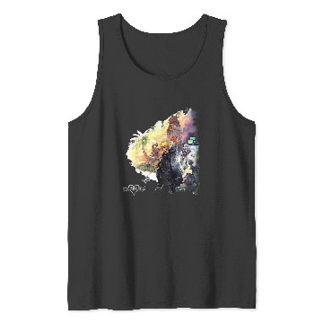 Discover Disneyss Kingdom Hearts Characters Clock Tower Group shots Tank Tops
