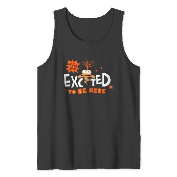 Discover Disney Pixar Inside Out 2 So Excited To Be Here Anxiety Logo Tank Tops