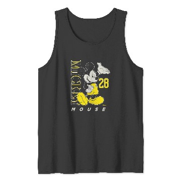 Discover Disney Mickey Mouse Vintages  28 blacks Yellow Tank Tops