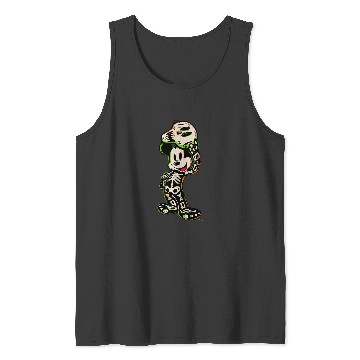 Discover Disney 100 Mickey Mouse Halloween Classic Skeleton Costume Tank Tops