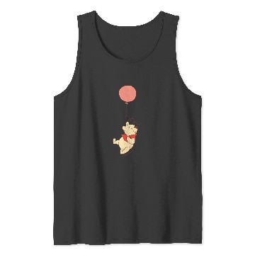 Discover Disney Winnie The Pooh Balloon Flight Corner Picture Tank Tops