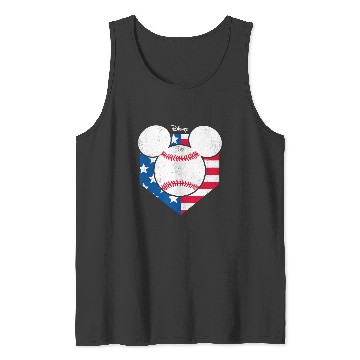 Discover Disney - Mickey Baseball Diamond Tank Tops