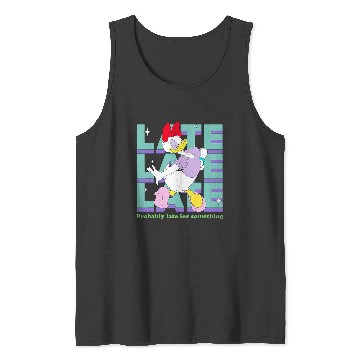 Discover Disney Daisy Duck Probably Late for Something Funny Tank Tops