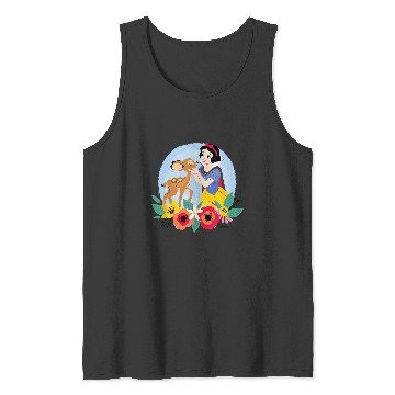 Discover Disney Princess - Floral Snow White Deer Tank Tops