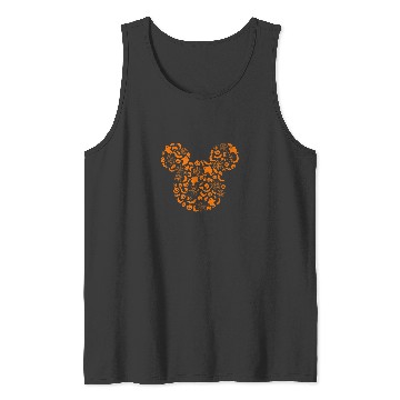 Discover Disney Mickey Mouse Halloween Silhouette Tank Tops