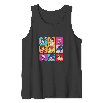 Discover Disney Wreck-It Ralph Vanellope Ralph & Desserts Panels Tank Tops