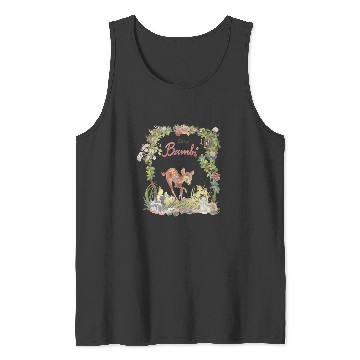 Discover Disney Bambi Floral Portrait Tank Tops