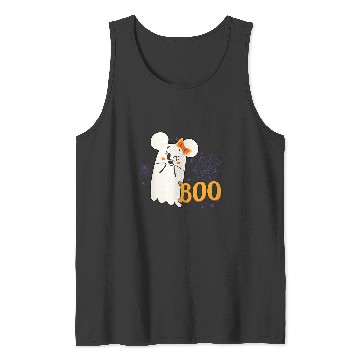 Discover Disney Minnie Mouse Cute Little  Boo Halloween Tank Tops
