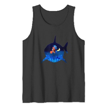 Discover Disneyss Pixars Finding Nemo Marlin Dory Bruce Silhouette Tank Tops