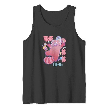 Discover Disneyss Pixars Turning Red Mei Omg Kanji Tank Tops