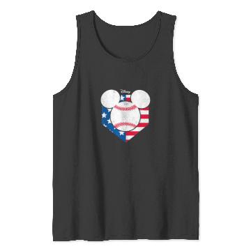Discover Disney Mickey Baseball Diamond Tank Tops