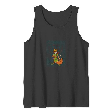 Discover Disney Robin Hood Retro  Distressed Tank Tops