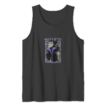 Discover Disney Sleeping Beauty Maleficent Old School Pos Tank Tops