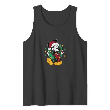 Discover Disney Mickey Mouse Christmas Lights Tank Tops