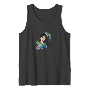 Discover Disney Princess Mulan Flowers Tank Tops