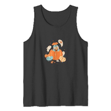 Discover Disney Winnie the Pooh Eeyore Pumpkin Ghost Pals Tank Tops