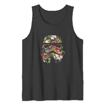 Discover Tropical Stormtrooper Floral Print Disney+ T-Shirt Tank Tops