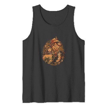 Discover Disneyss Pinocchio Jiminy Cricket Figaro And Cleo Tank Tops