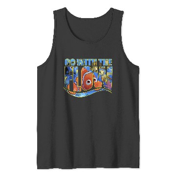 Discover Disneyss Pixars Finding Nemo Go With The Flow Logo Filled Tank Tops