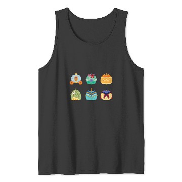 Discover Disney Princess Pumpkins Fall Autumn Six Pumpkin Princesses Tank Tops