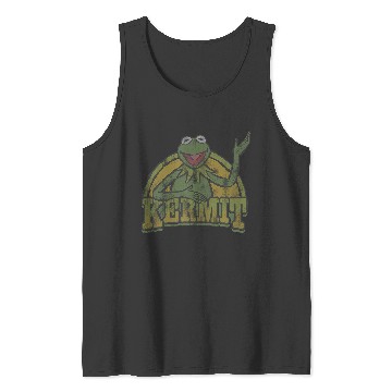 Discover Disney The Muppets K the frog Smile Logo Tank Tops