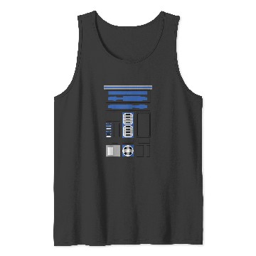 Discover Halloween R2-D2 Costume Disney+ Raglan Baseball Tee Tank Tops