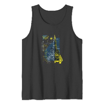 Discover Disney Pixar Lightyear XL-01 Property Of Star Command Poster Tank Tops