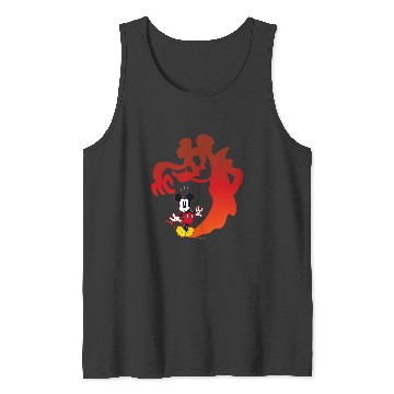 Discover Disney Mickey Mouse Halloween Spooky Scary Shadows Vampire Tank Tops