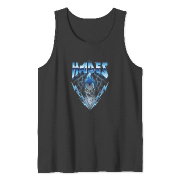 Discover Disney Villains - Hades Blue Lightning Rock n Roll Tank Tops