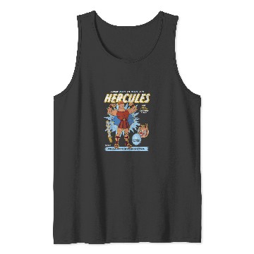 Discover Disney Hercules Action Figure Poster Tank Tops