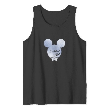 Discover Disney I Asked Proposal Engagement Ring Bow Tie Tank Tops