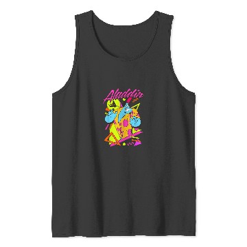 Discover Disney Aladdin Genie 90s Style Retro  Portrait Tank Tops