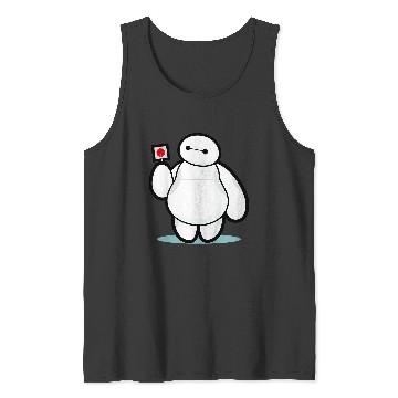 Discover Disney Big Hero 6 Baymax With Lollipop Cute Shot Tank Tops