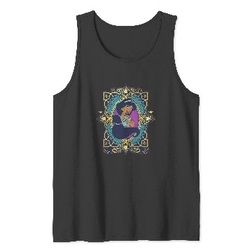 Discover Disney Aladdin 30th Anniversary Jasmine Portrait Tank Tops