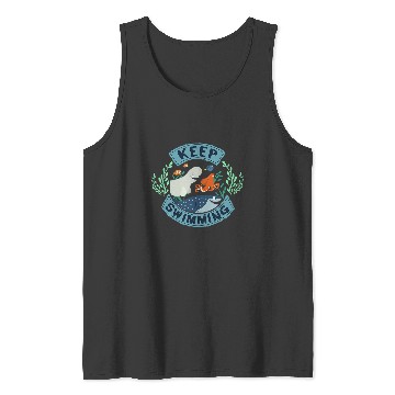 Discover Disney Pixar Finding Dory Hank & Destiny Keep Swimming Tank Tops