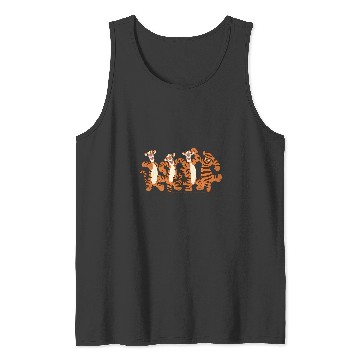 Discover Disney Winnie The Pooh Tigger Bouncing Lineup Tank Tops