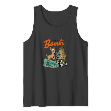 Discover Disney Bambi  Group Poster Tank Tops